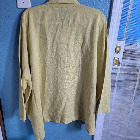 Poshmark Light Yellow Button-Up Shirt - Picture 6 of 6